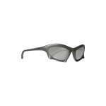 Bat Rectangle Sunglasses in Silver - Image 5